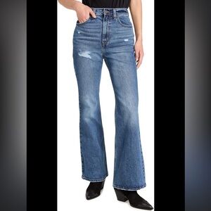Nwot Levi's Blue 70s high flares size 25